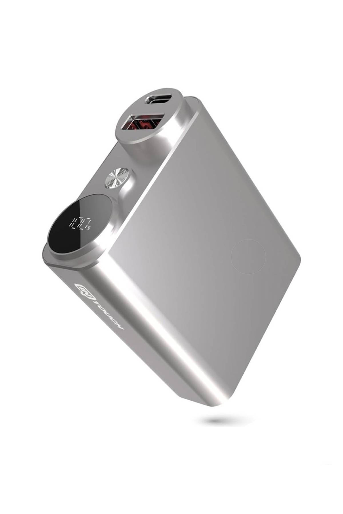 Carbon Pd+ QC 3.0 10.000mAh Powerbank Gümüş Renkli Taşınabilir Şarj Cihazı