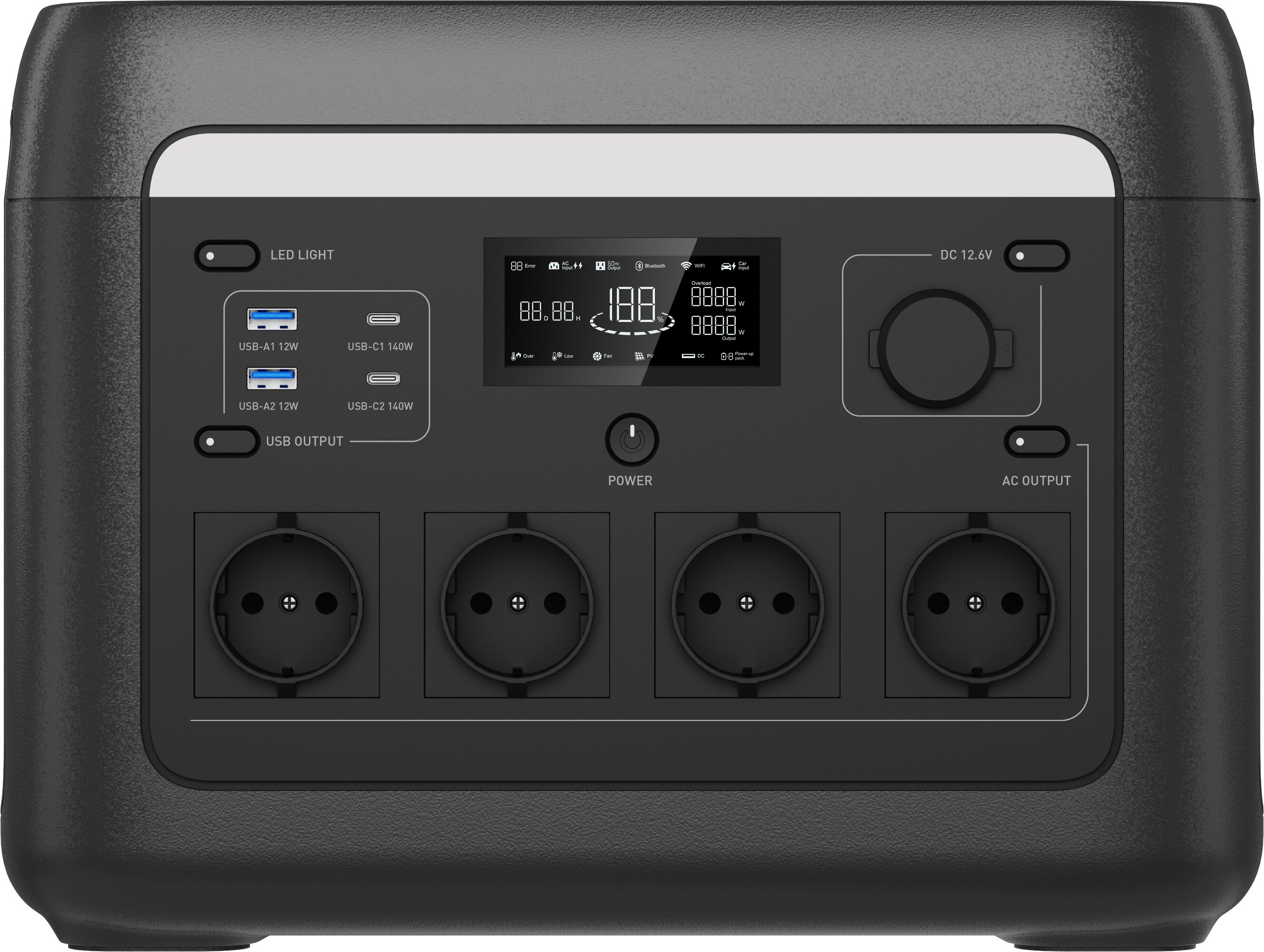 Power Station PD+QC 1800W