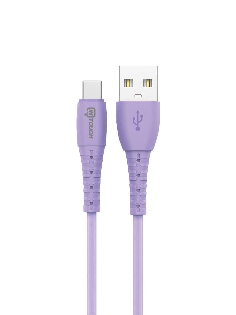 Soft 2.4A Type-C USB Şarj ve Data Kablosu Mor