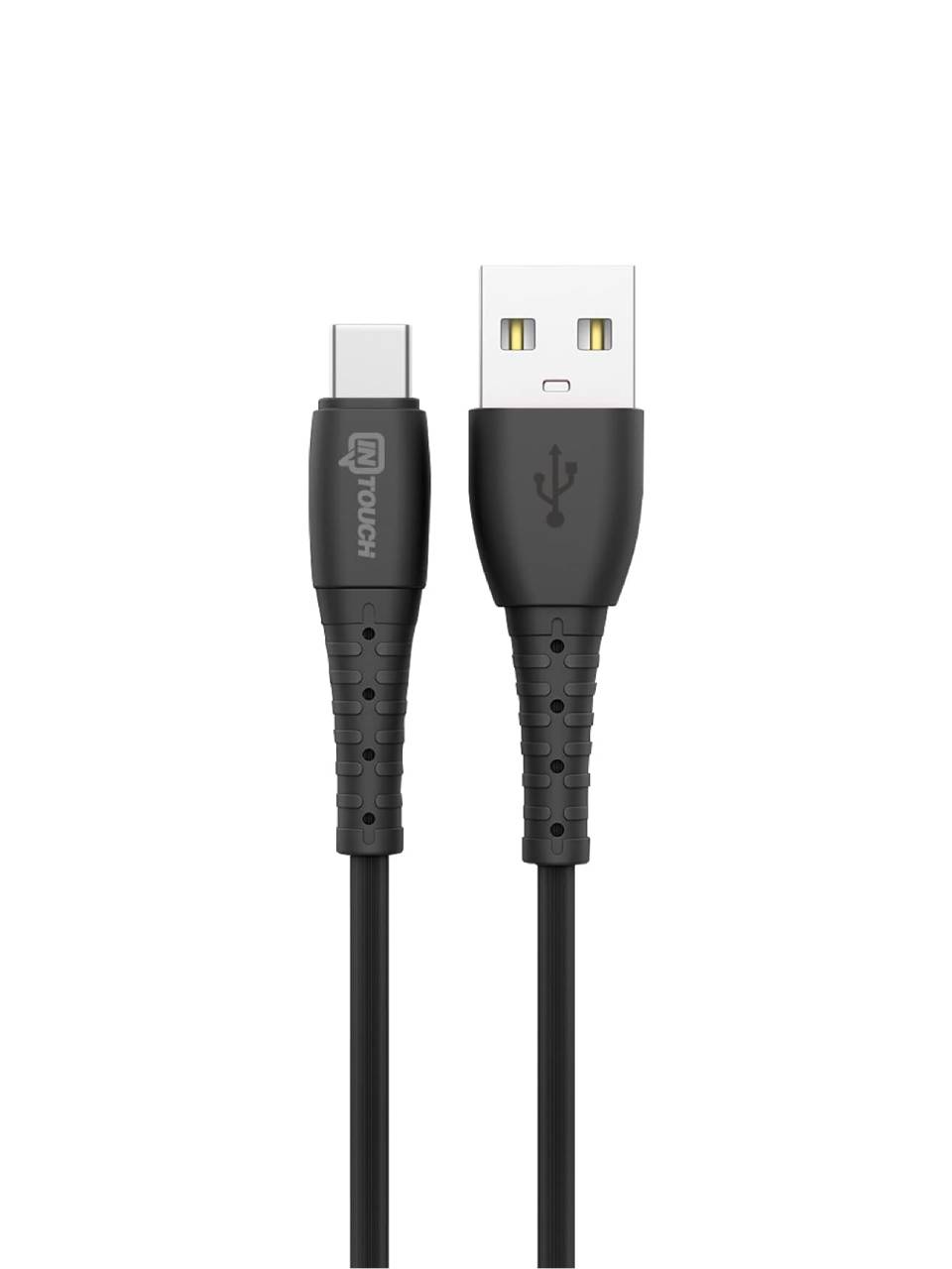 Soft 2.4A Type-C USB Şarj ve Data Kablosu Siyah